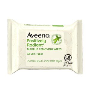 Aveeno Positively Radiant Oil-Free Makeup Removing Facial Cleansing Wipes to Hel